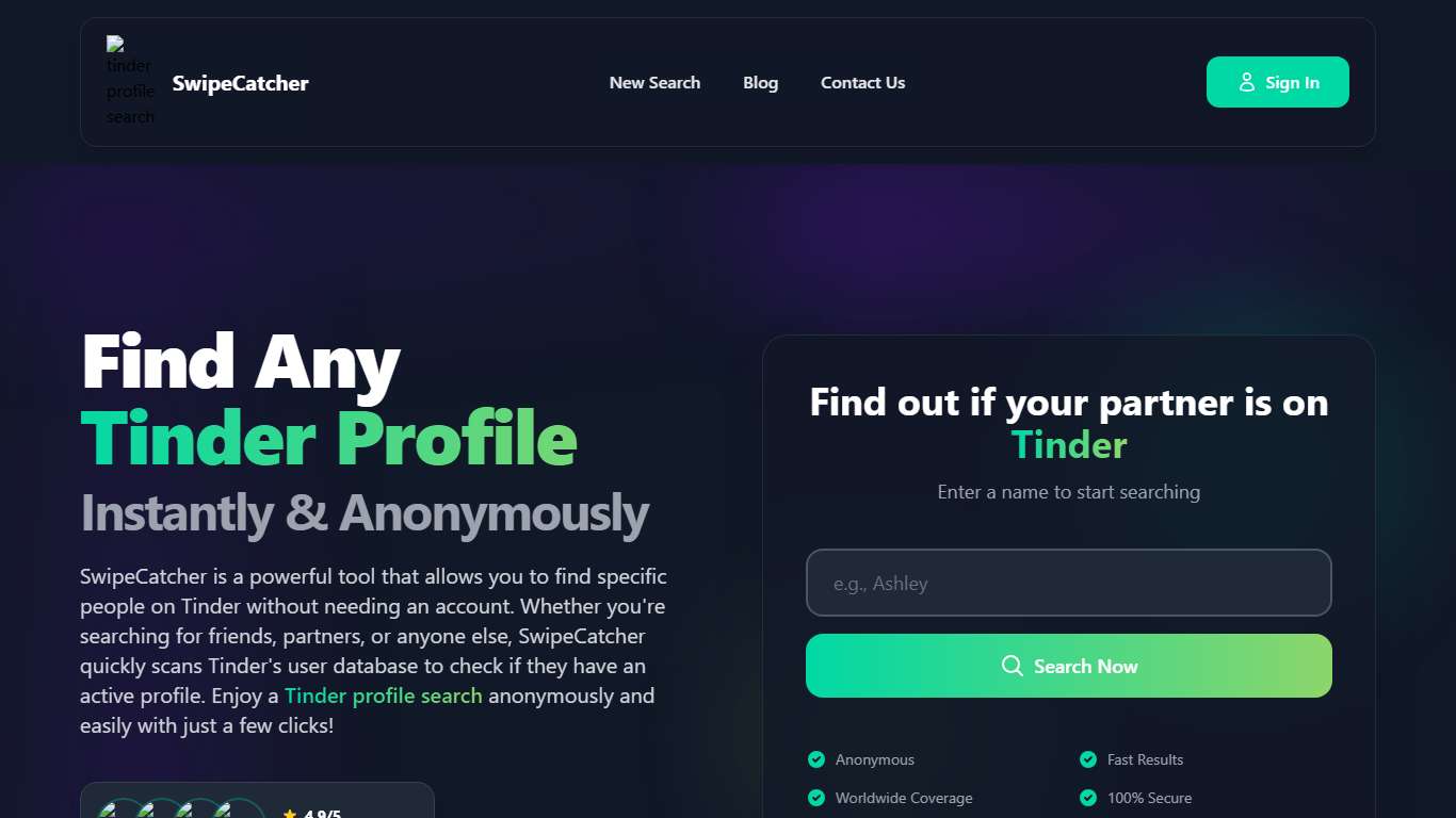 Tinder Profile Search Powerful Tinder Profile Search Engine SwipeCatcher